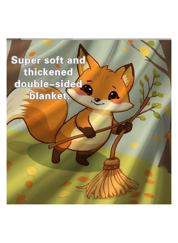 general Baby and children's cartoon flannel thin blanket (warm and comfortable, suitable for sleep, games) 70cm*100cm - 872 - Image 5