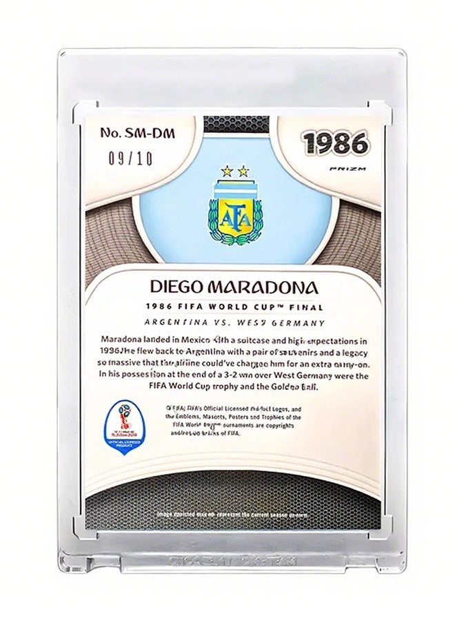 بانيني بطاقة كرة قدم بتوقيع دييغو مارادونا، بطاقة تداول موقعة فردية، إصدار للمجمعين، تذكارات وبطاقات رياضية لعشاق كرة القدم وهواة الجمع - Image 3