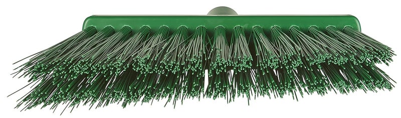 Vikan 29142 Broom,Angle Cut,Stiff,11",PP/PET,Green - Image 2