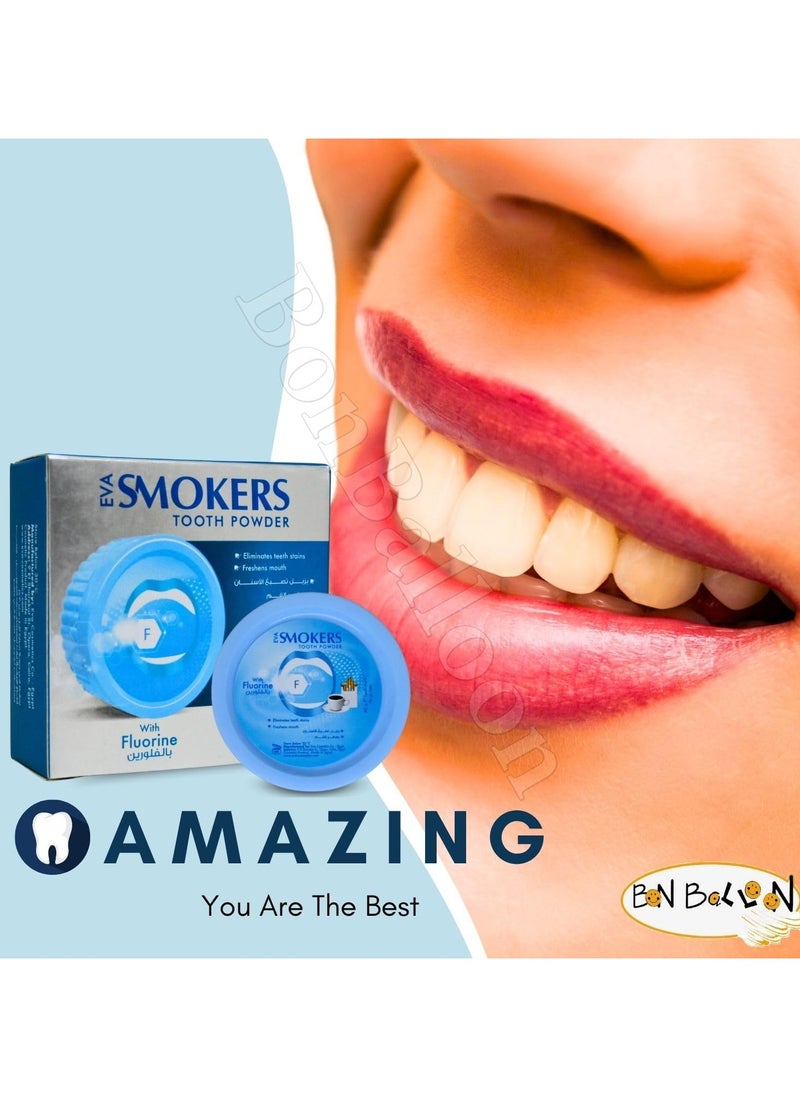 Eva Smoker Tooth Powder With Fluorine 40 grams  - Image 3