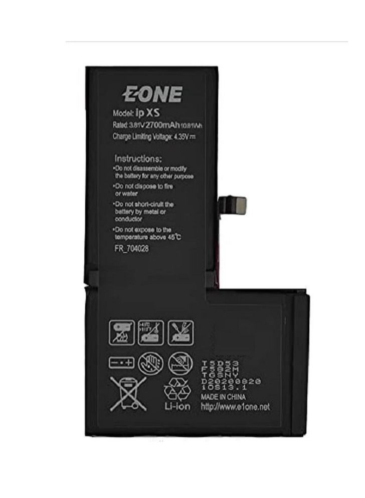 EONE Internal Rechargeable Battery for iPhone XS - 2700 mAh - with Adhesive Tape - Image 1