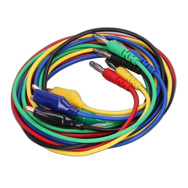 aqxreight Banana Plug Test Leads KitRear Banana Plug Test Leads Kit Good Conductivity 90° 135° 180° Back Probes 4mm Kit for Car Diagnostics Testing T - Image 2