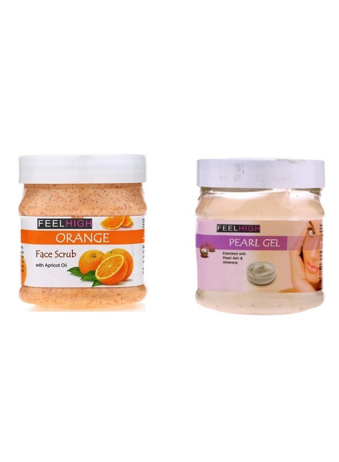 FEELHIGH سكراب البرتقال للوجه والجسم 500 مل وجل 500 مل - منتجات العناية بالبشرة - Image 1