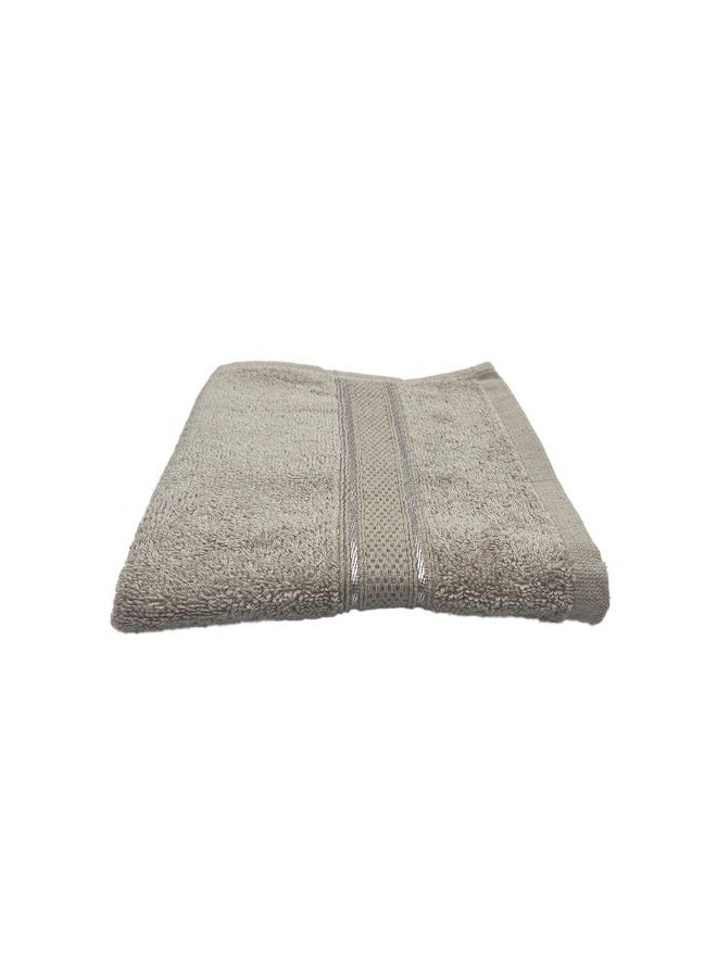 BYFT Daffodil (Light Grey) Premium Kids Towel (60x110 Cm-Set of 1) 100% Cotton, Highly Absorbent and Quick dry, Hotel and Spa Quality Bath linen with Stripe Diamond Dobby-500 Gsm - Image 2