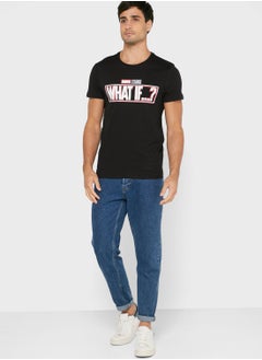 DIFUZED Slogan Crew Neck T-Shirt  - Image 4