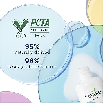 Simple 3 Hyaluronic Acid B5 serum Booster Serum skin care product suitable for all skin types for hydrated softer skin 30 ml Pack of 2 - Image 5