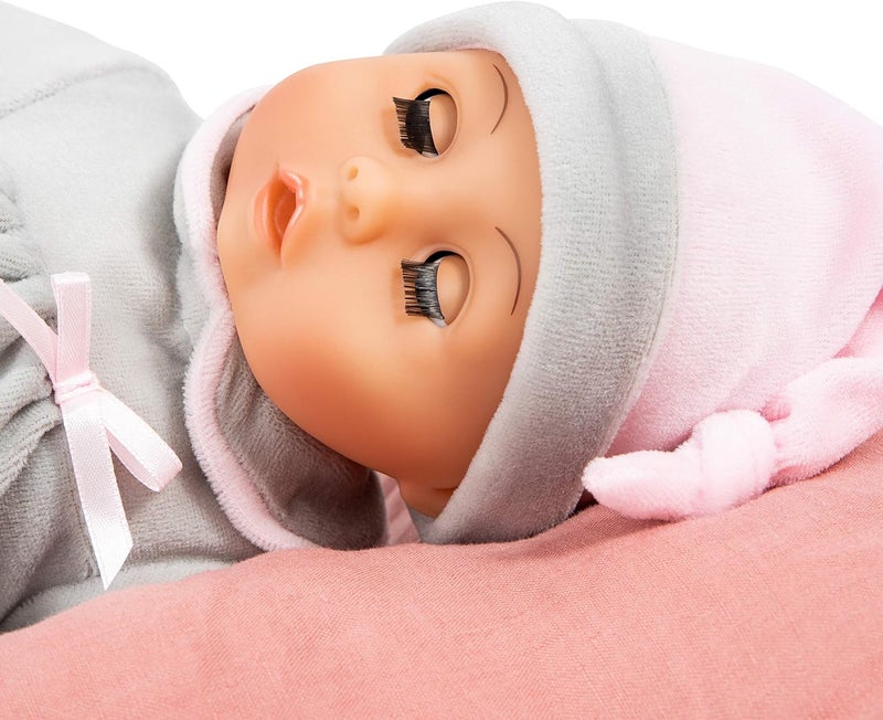 Bayer Design First Words 15" Baby Doll in Grey - Image 4
