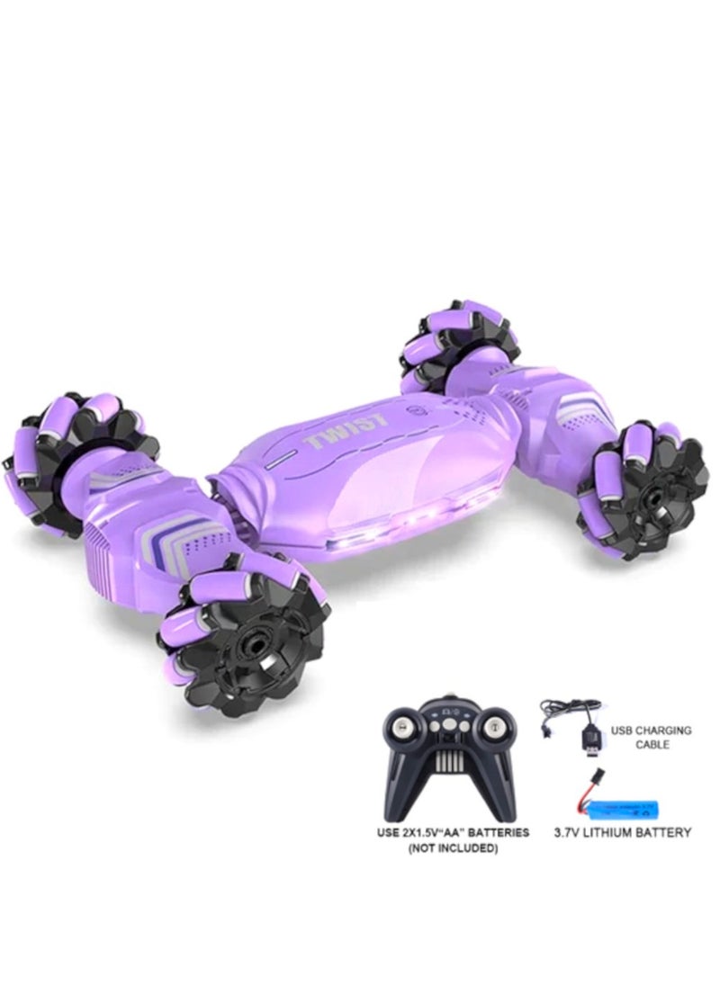 Toy Box - New Upgraded RC Stunt Car Kids Radio Control Toyz RC Car With Music And Light,Gesture Rc Car - Image 1