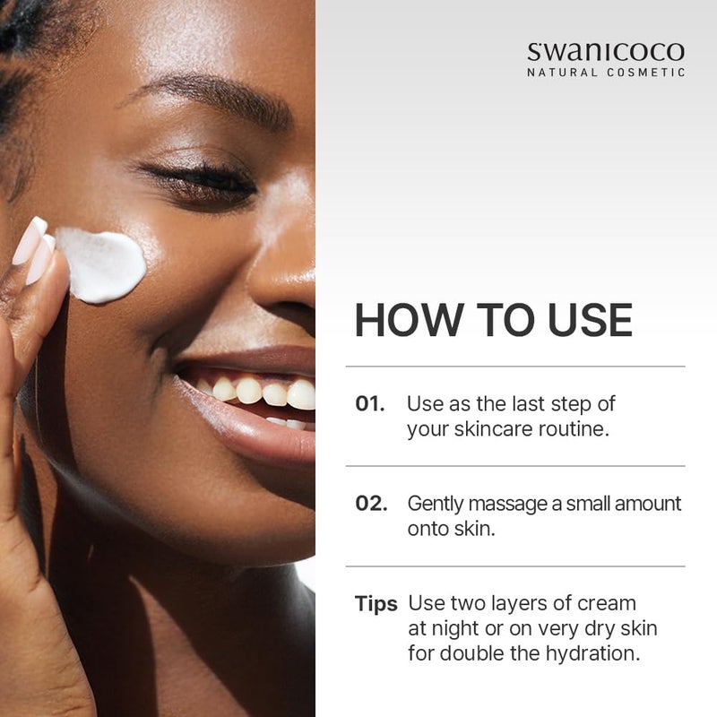 SWANICOCO Ultra Peptine Biome Cream Deep Hydration Anti Aging Skin Firmness Skin Nutrient Barrier Care with Hyaluronic Acid & Niacinamide Korean Skincare, Stocking Stuffer 50ml 1.7 Fl Oz - Image 5
