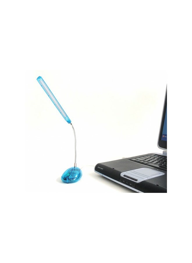Mini LED Reading Lamp Night Light Book Lights Powered USB Flexible Eye Protection Bedroom Reading Night Lamp Emergency Lighting Decor Color Blue