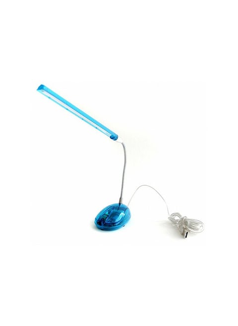Mini LED Reading Lamp Night Light Book Lights Powered USB Flexible Eye Protection Bedroom Reading Night Lamp Emergency Lighting Decor Color Blue