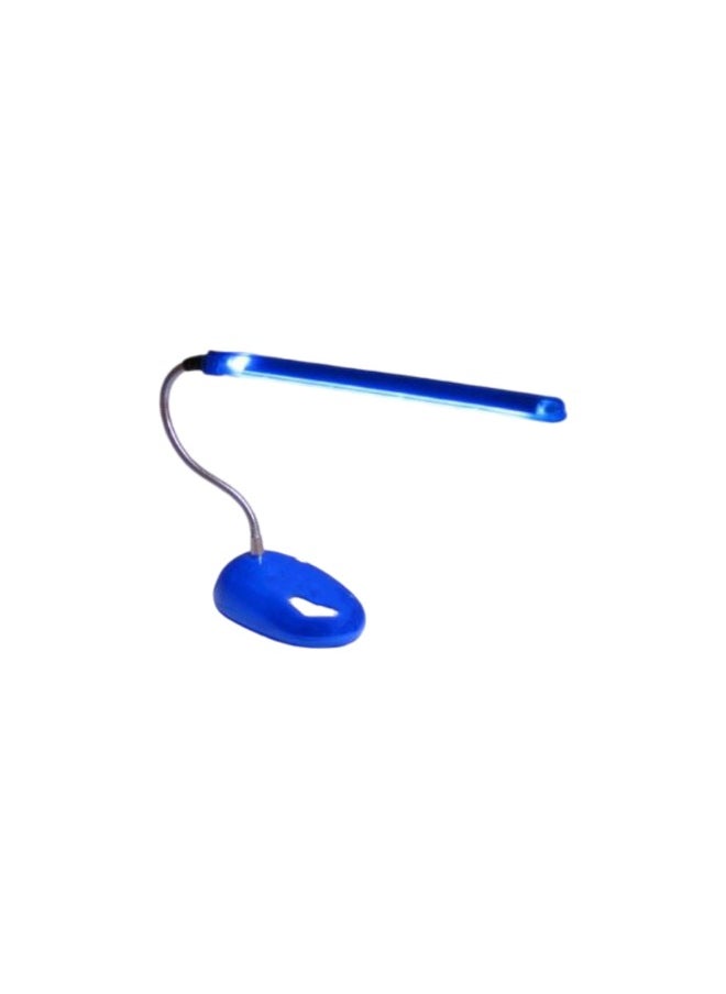 Mini LED Reading Lamp Night Light Book Lights Powered USB Flexible Eye Protection Bedroom Reading Night Lamp Emergency Lighting Decor Color Blue