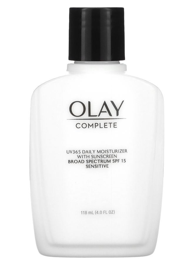 Olay Complete UV365 Daily Moisturizer with Sunscreen SPF 15 Sensitive 4 fl oz (118 ml)