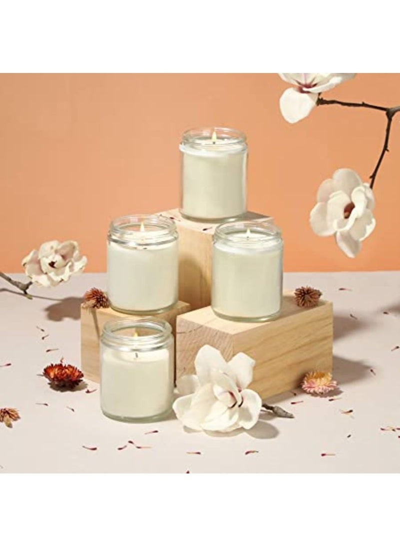 QUESERA Clear Glass 8oz Straight Sided Jar 12 pieces - Image 4