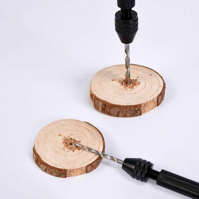 YADAV 20 Pcs Mini Micro Twist Drill Bits 05Mm3Mm WAluminum Hand Drill Keyless Chuc - Image 4