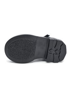 babyqlo Chic Black Patent Mary Jane  School Shoes with Embellished Details for Girls  - Image 5