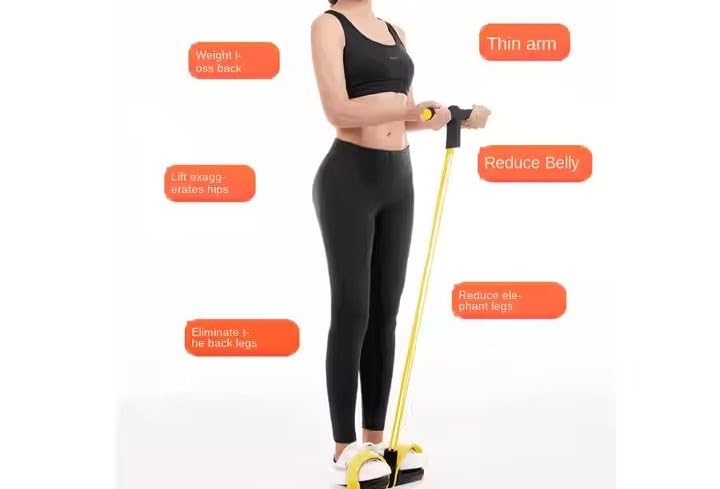 FIRST CHOICE Tummy Trimmer Exercise Machine for Abs Workout, Home Gym Equipment, Abdominal Workout Tool, Yellow - Image 5