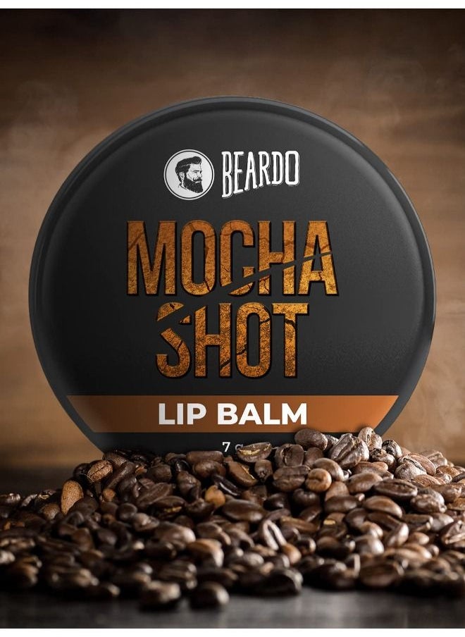Mocha Lip Balm - Non Tinted Lip Balm for Men - Lip Care for Dry, Chapped and Cracked Lips