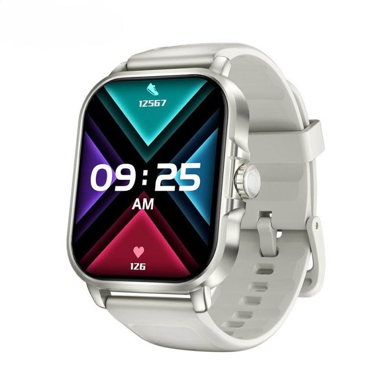 Intelligent Voice Assistant: 2.01-Inch High-Definition Silver Screen - Built-In ChatGPT AI Model for Health Monitoring, Exercise Modes, Bluetooth Call And Daily Use - Image 1