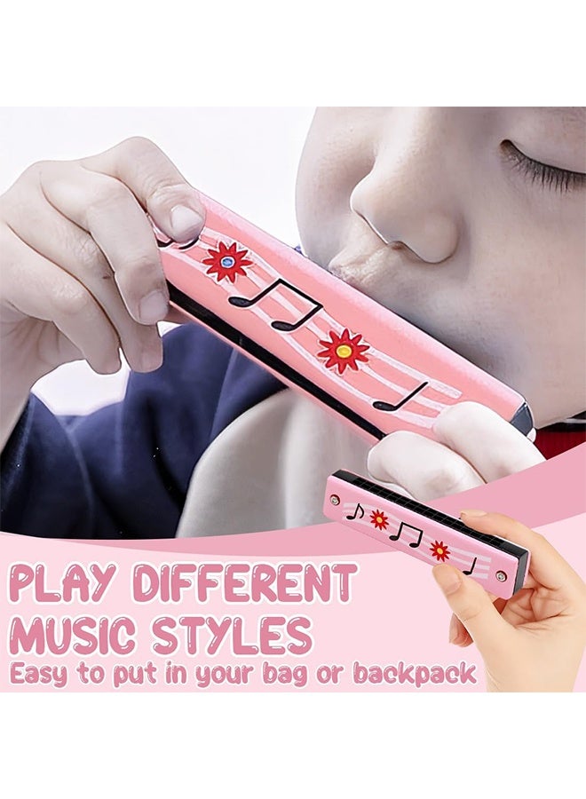 2Pcs Children's Harmonica, 16 hole double row lightweight cartoon harmonica, children's harmonica, adult beginner instrument toy - Image 5
