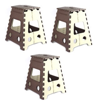 LACOPINE FoldingStepStool High Anti Slip Top Compact Folding Design Easy to Store for Home Outdoor etc Pack of 3 - pzsku/Z001E509C685F94EE0513Z/45/1748265409/d91fd1bf-8cb0-44e2-a011-f57fa77f9302