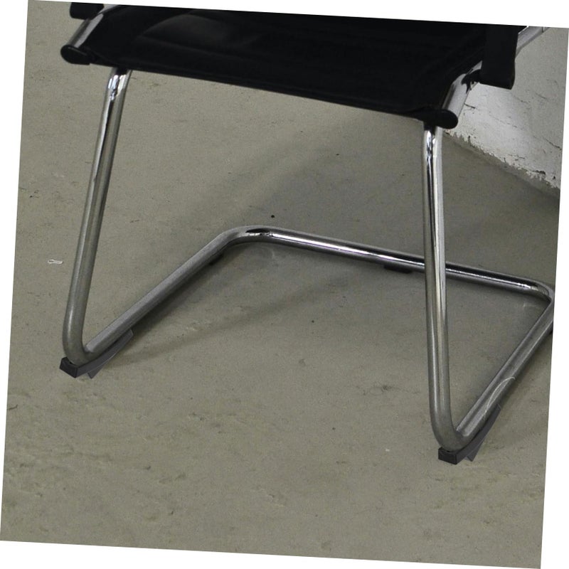 20 Pcs Black Plastic Chair Leg Caps Floor Protectors Reduce Scratches Noise - Image 4