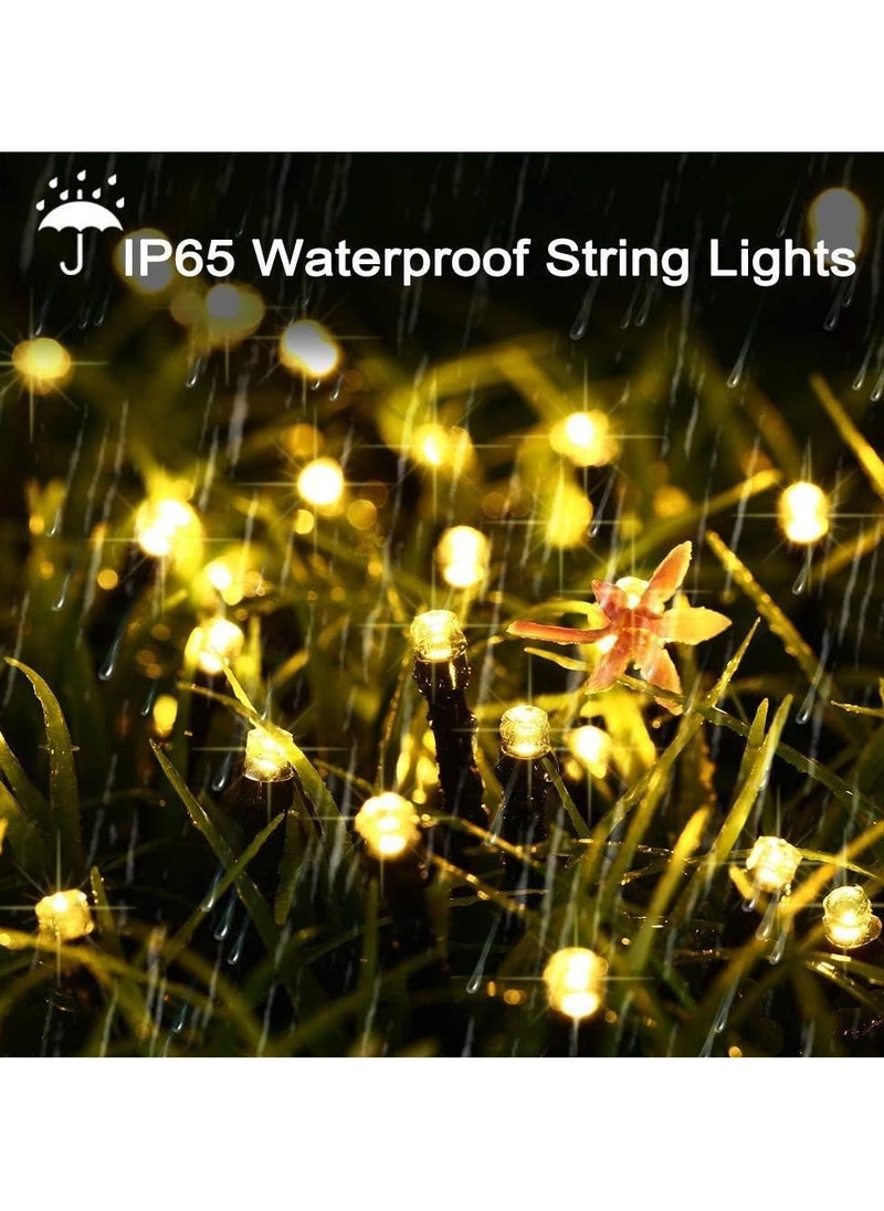 Generic - Solar String Lights, 12M100LED Waterproof Solar Led String Lights for Outdoor, Patio, Canopy, Landscape, Fairy Garden, Wedding, Holiday Party, 2 pack - Image 1