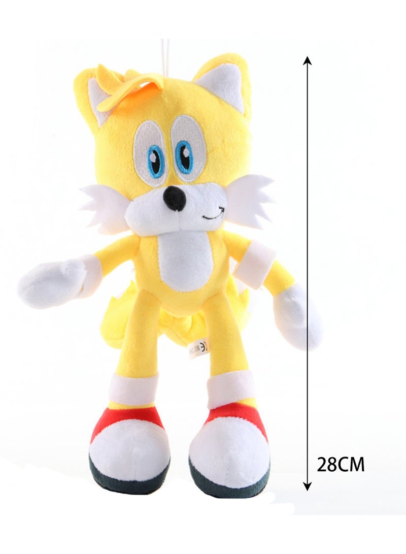 Cartoon Doll Doll Children Cute Anime Plush Toy (Yellow Sonic Mouse) - Image 2