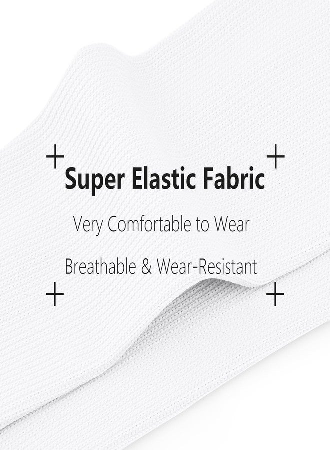 جوارب ضغط فانجوا 4 أزواج للنساء والرجال - جوارب داعمة للركبة مثالية للجري والرياضة وركوب الدراجات والسفر (مقاس أمريكي، ألفا، متوسط، عادي، عادي، 4 أزواج B) - Image 3