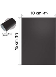 X-bet MAGNET Magnetic Sheets with Adhesive Backing - 10 PCs Each 10 cm x 15 cm (4" x 6") - Flexible Magnetic Paper for Craft and DIY - Peel and Stick Magnet Sheets for Picture and Photo Magnets  - Image 4