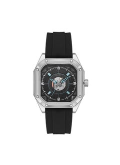 Lee Cooper Men's Watch, Multi Function Display and Silicone Strap - LC08061.399, Dark Blue