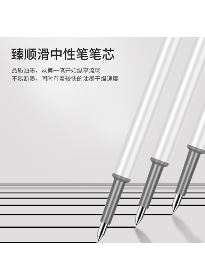 Deli NS688 Gel Pen Set – Ultra-Smooth Writing, Black Ink Bullet Tip – 12PCS/Box – Ideal for School, Work, and Note-Taking Tasks - Image 1