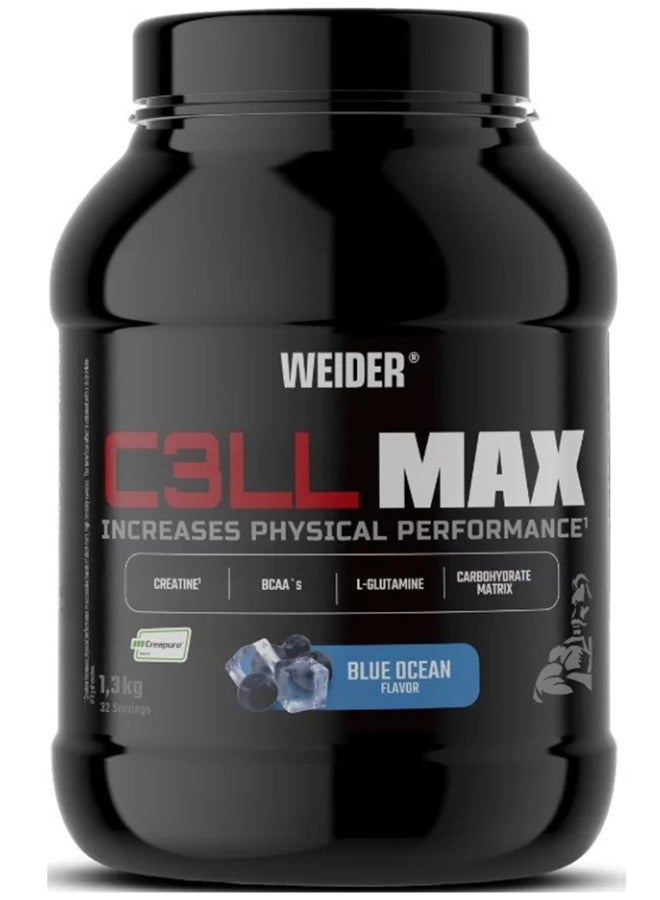 Weider C3LL Max Increases physical performance Blue Ocean Flavour 1.3 kg