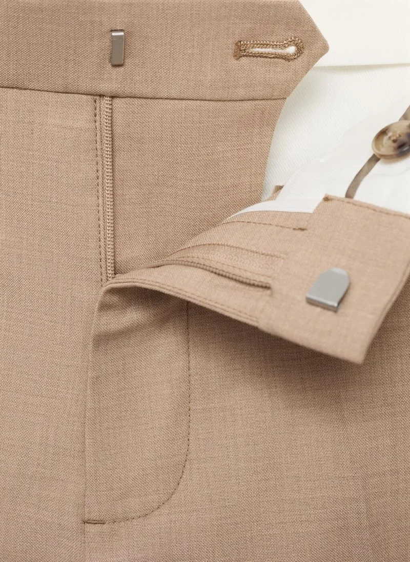 Mango Man Paris slim-fit suit trousers