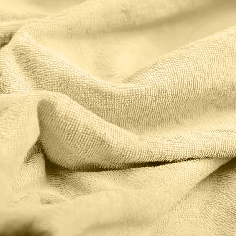 Status Contract Head Microfiber Towel  Standard Size Quick Dry Super Absorbent  Soft  Luxury Spa With Hook Lightweight Travel Yellow  Set of 2 - Image 2