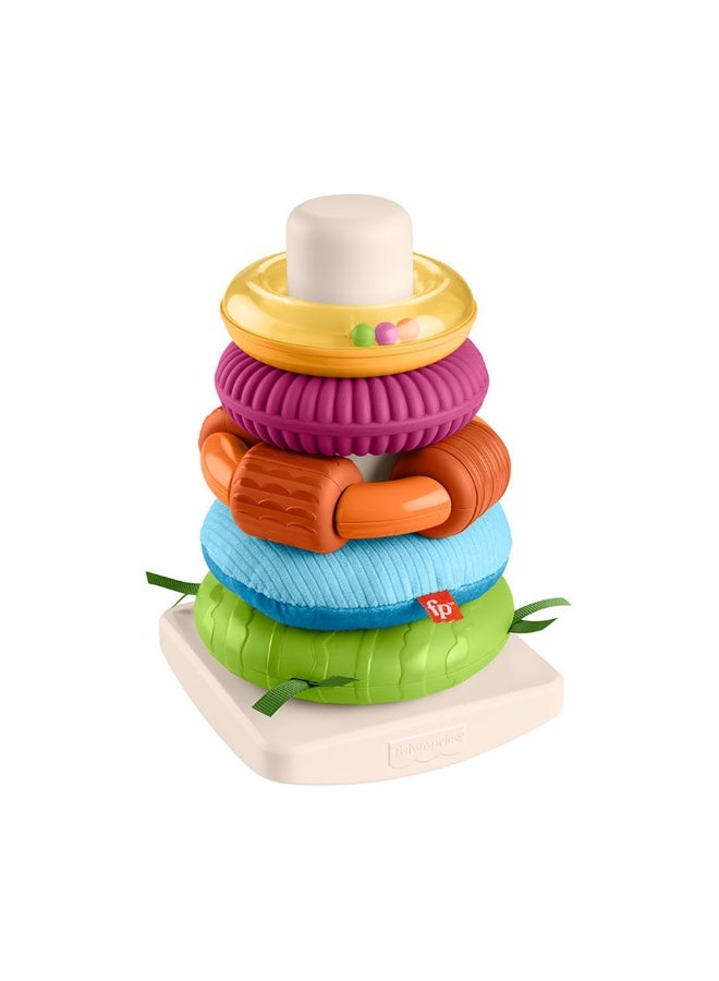 Fisher-Price لعبة stacking Roly-Poly Rock-A-Stack الحسية - Image 1