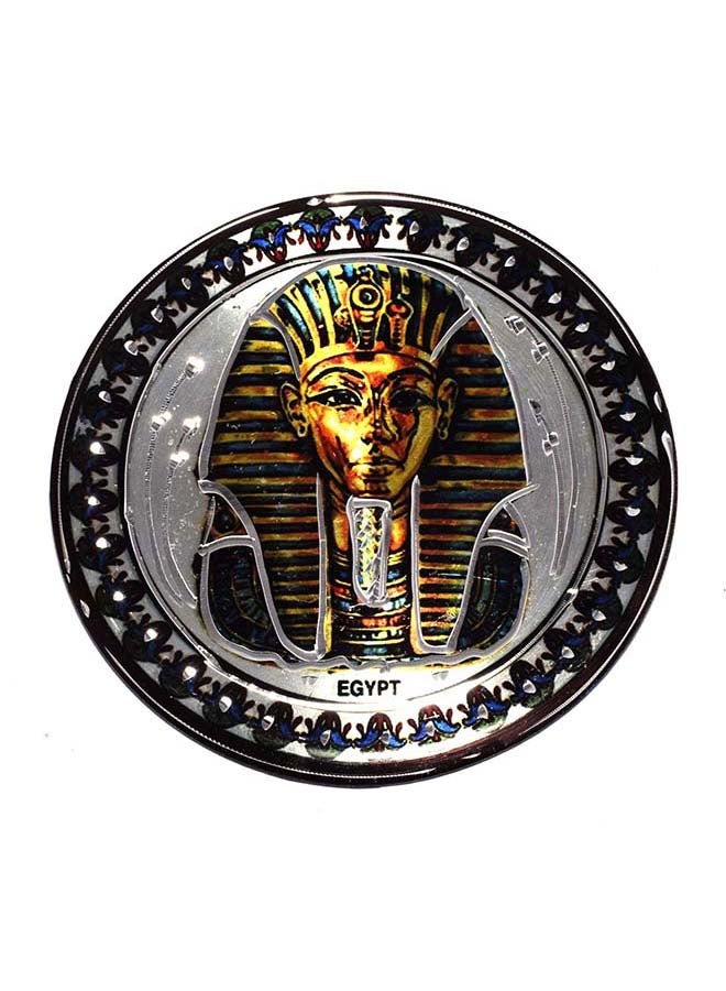 امتجار طبق ديكور هاندميد  فرعونى مصري من الالومنيوم - هدايا تذكارية فرعونية مصرية من مصر  - Image 1