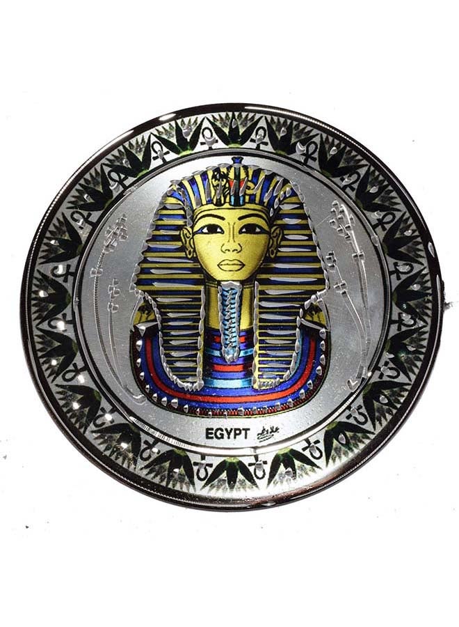 امتجار طبق ديكور هاندميد  فرعونى مصري من الالومنيوم - هدايا تذكارية فرعونية مصرية من مصر  - Image 2