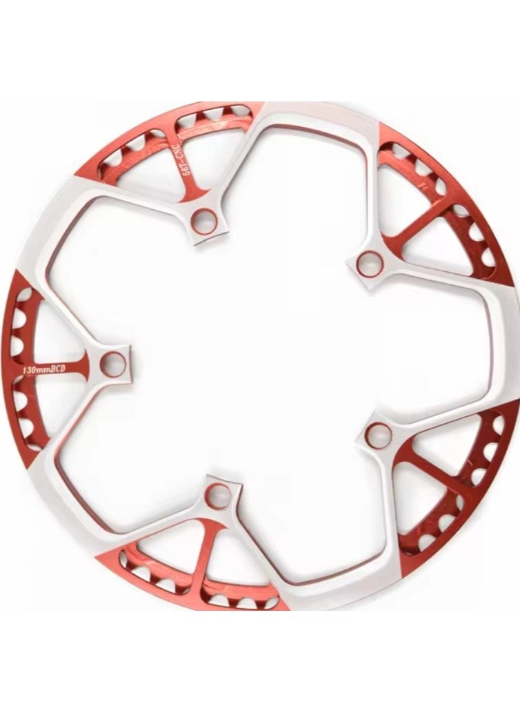 Litepro Chainring 60T Red 130Bcd Folding Bike  - Image 1