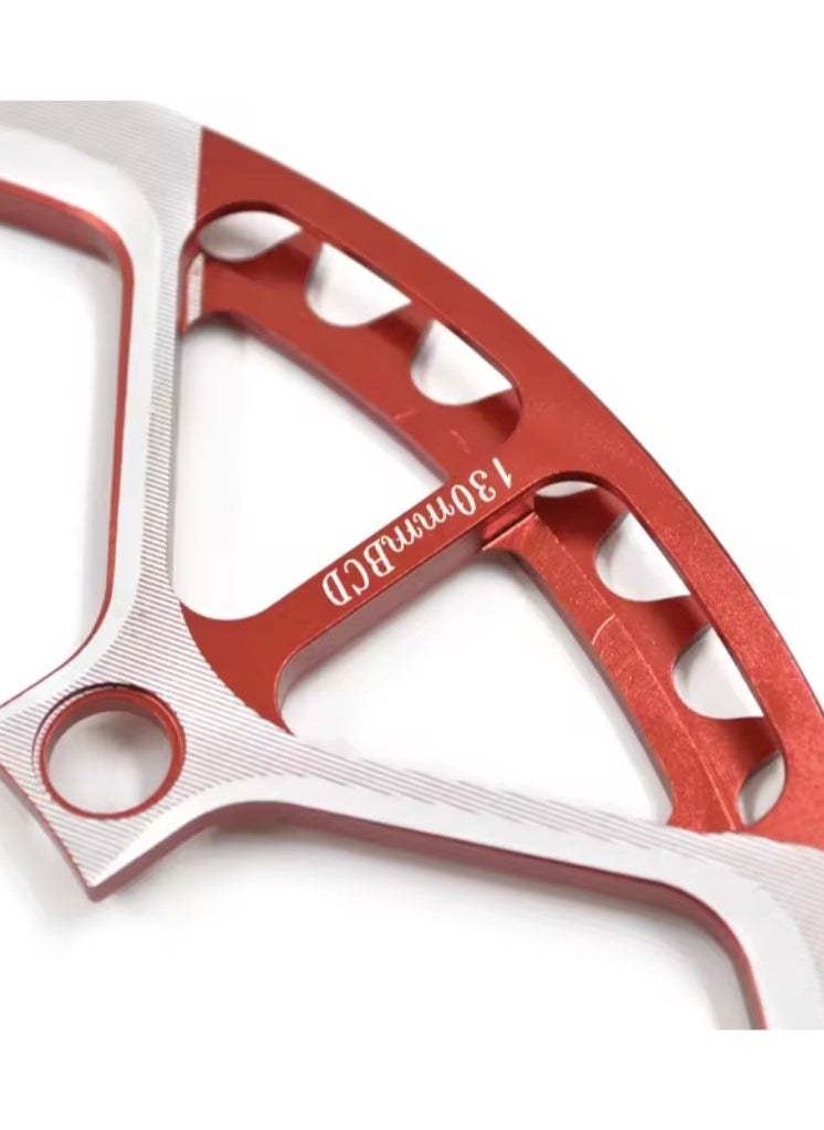 Litepro Chainring 60T Red 130Bcd Folding Bike  - Image 4