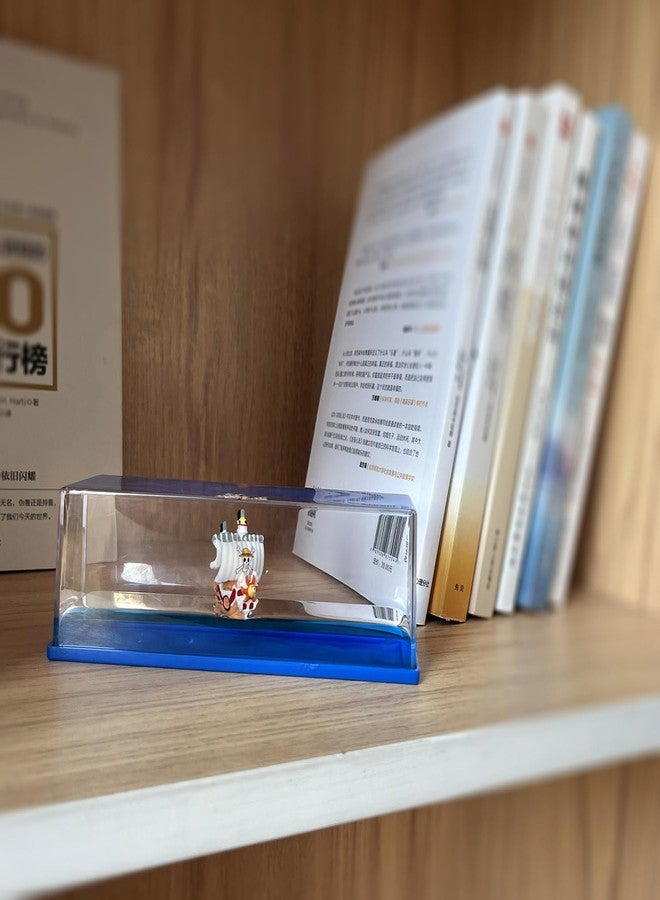 Diycoming Thousand Sunny Ship in a Bottle Box,Fluid Drift Bottle Decorations Desk Decor,Unsinkable OP Anime Pirate Boat Model(New) - Image 3