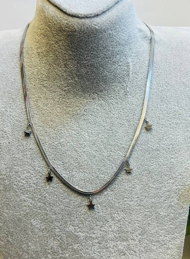 Snake back chain, silver and gold  - Image 2