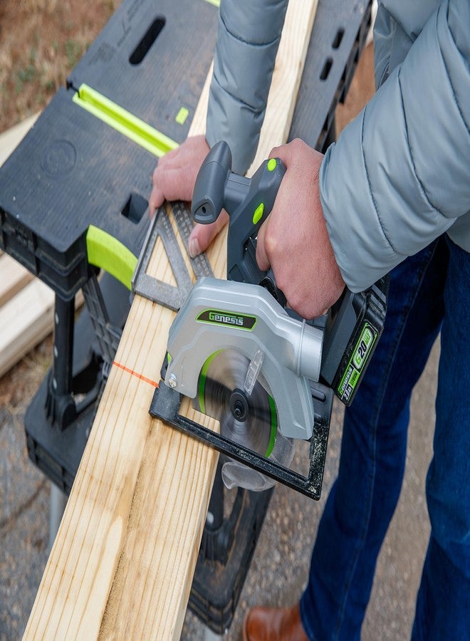 Genesis 6-1/2" Thin-Kerf 24T Circular Saw Blade for Genesis GLCS2065B Cordless Circular Saw - Image 3