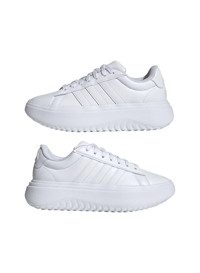Adidas Grand Court Platform White Sportwear Shoes 3
