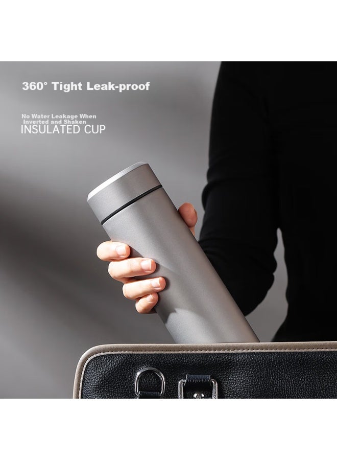Cille Pure Titanium Insulated Mug For Men And Women, Business Tea Infuser Cup, Portable Outdoor Car Water Bottle With Gift Box Set - Image 4