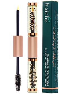 Live Fraiche Organic Castor Oil for Eyelashes and Eyebrows - Cold Pressed Castor Oil Eyelash Growth Serum. 