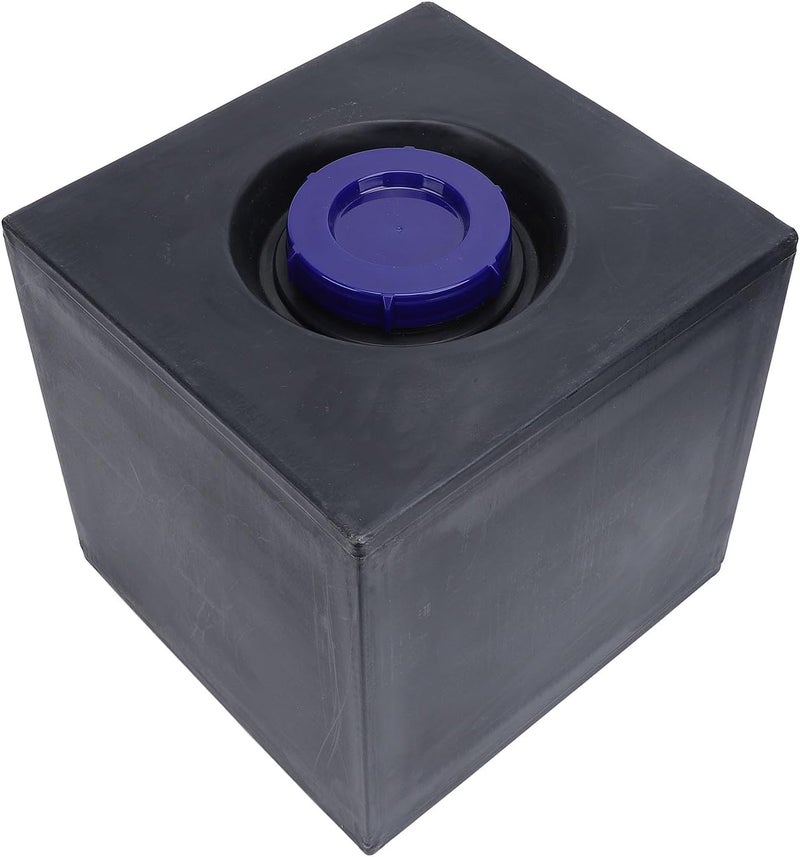 8 Gallon RV Water Tank Square LLDPE 12.8 x 12.4 x 12in Black - Leakproof Seamless Design, Heavy - Duty Heat & Cold for Trailers, Boats, Yachts - Image 4