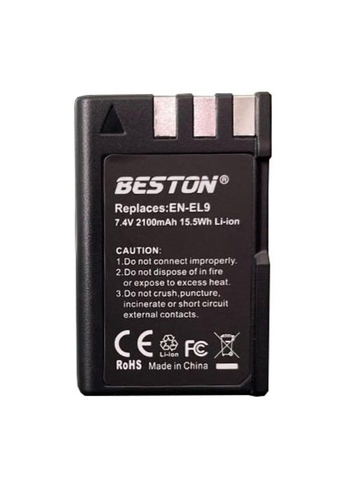 Beston EN-EL9 Battery For Nikon 7.4V 2100mAh