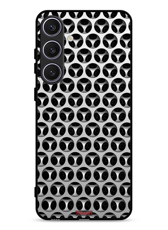 Tolwak Samsung Galaxy S24 Plus 5G Protective Case Cover Horology Hands Pattern - Image 1