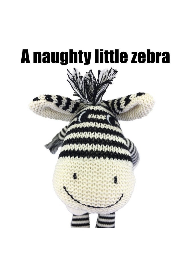 Zebra Stuffed Animal Soft Plush Toy 10 Inches (Hand Knitted) - pzsku/Z002007B61707C40CB45FZ/45/_/1732773564/802cf5d6-9a1e-4395-b358-571cdecc3520